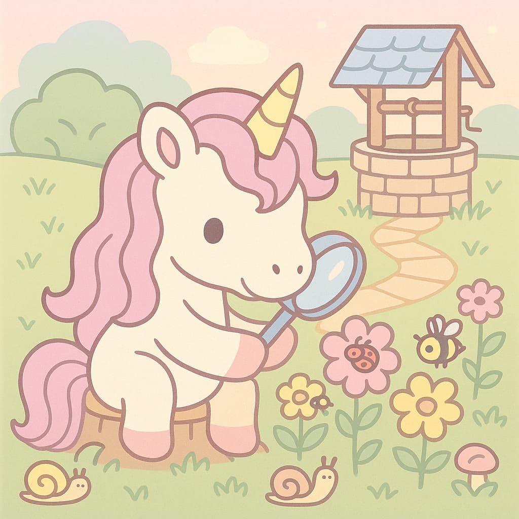 Image de coloriage découverte dans le jardin avec insectes et fleurs